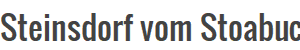 Steinsdorf vom Stoabuckl aus 