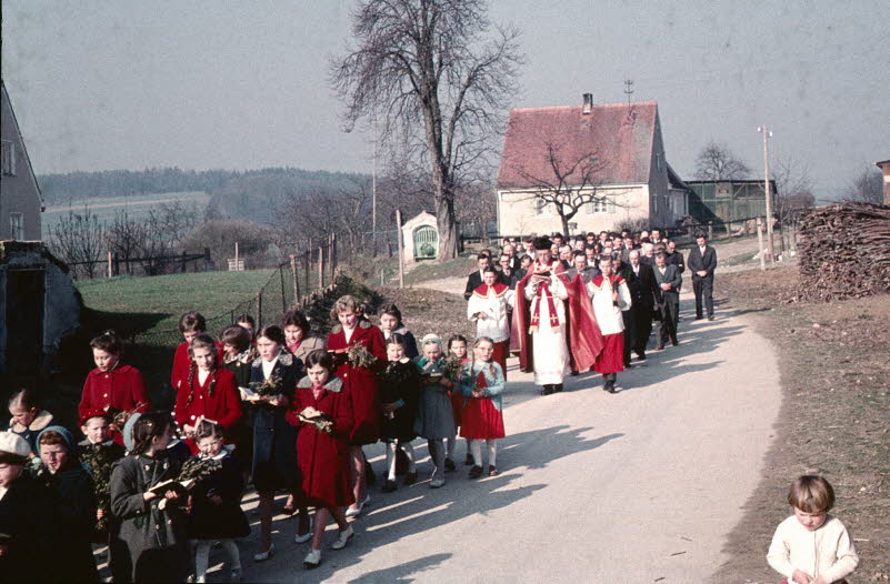 Palmprozession anfang 60-1